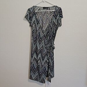 Neesha wrap cap sleeve dress. Size M/L Missoni style